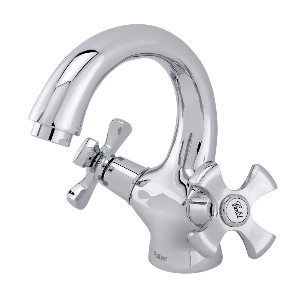 R8001 Смеситель для раковины с двумя рукоятками Raiber Talis