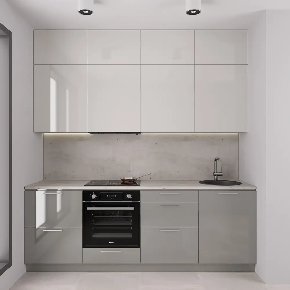 Стеновая панель для кухни KONSENSA Фристайл 300x0.6x60 см ДСП цвет серый 89452066 STLM-2205794  - Вид №5