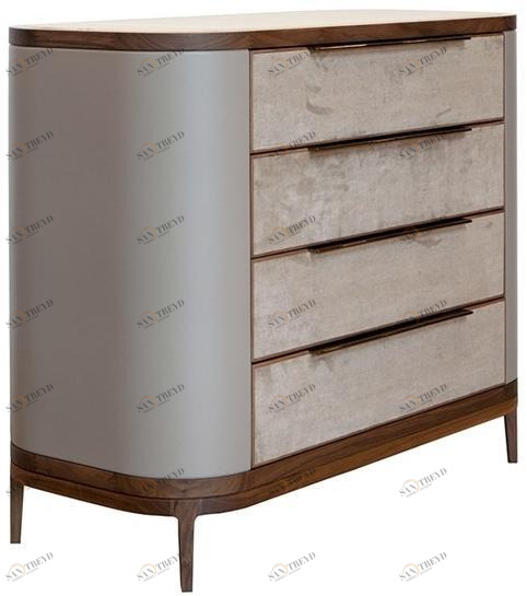 Mobi Комод из дерева и кожи Manhattan sun-id-1491380