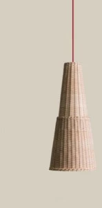 Bottega Intreccio Подвесной светильник из лозы Caratteri L006