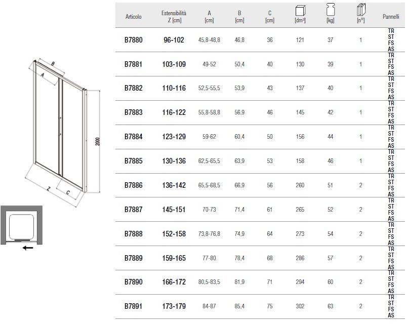Samo Душевая кабина с двойной раздвижной дверцей Eccelsa sun-id-1480544 - Вид №3