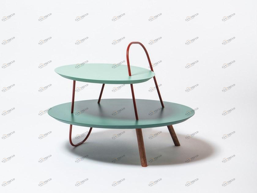 Medulum Круглый деревянный журнальный столик Orbit sun-id-1436375