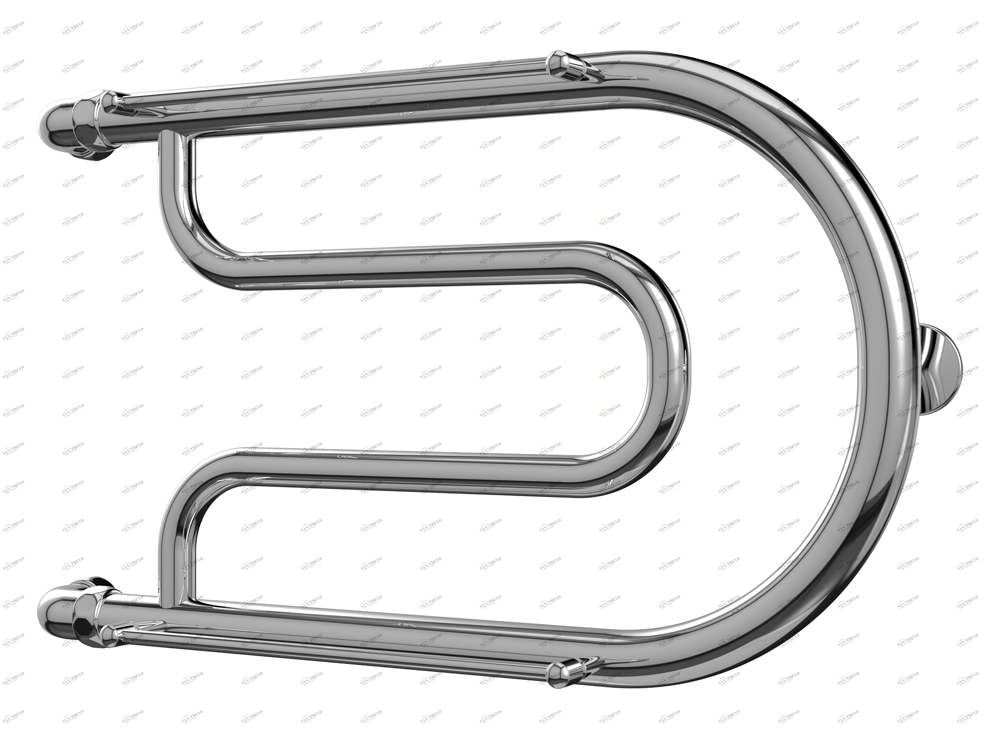 4620768881244 ЭКОНОМ Фокстрот AISI 32х2 320х600 Полотенцесушитель TERMINUS Нержавеющая сталь
