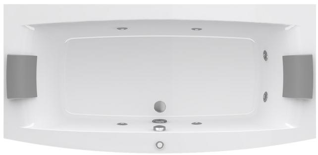 Jacuzzi® 2-х местная прямоугольная гидромассажная ванна Essentials sun-id-1475550 - Вид №1