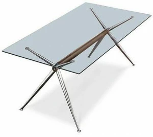 Midj Прямоугольный обеденный стол из стекла