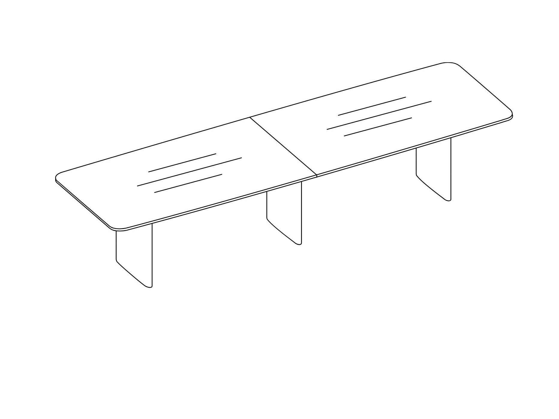 Стол для конференций из шпона Spiegels x. air ARCH-00030444 - Вид №5