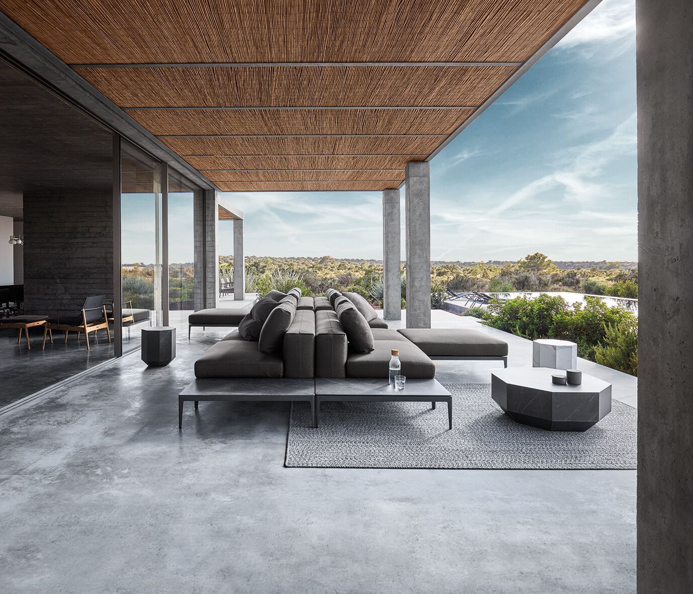 Ткань сад шезлонг Gloster сетка ARCH-00047578 - Вид №23