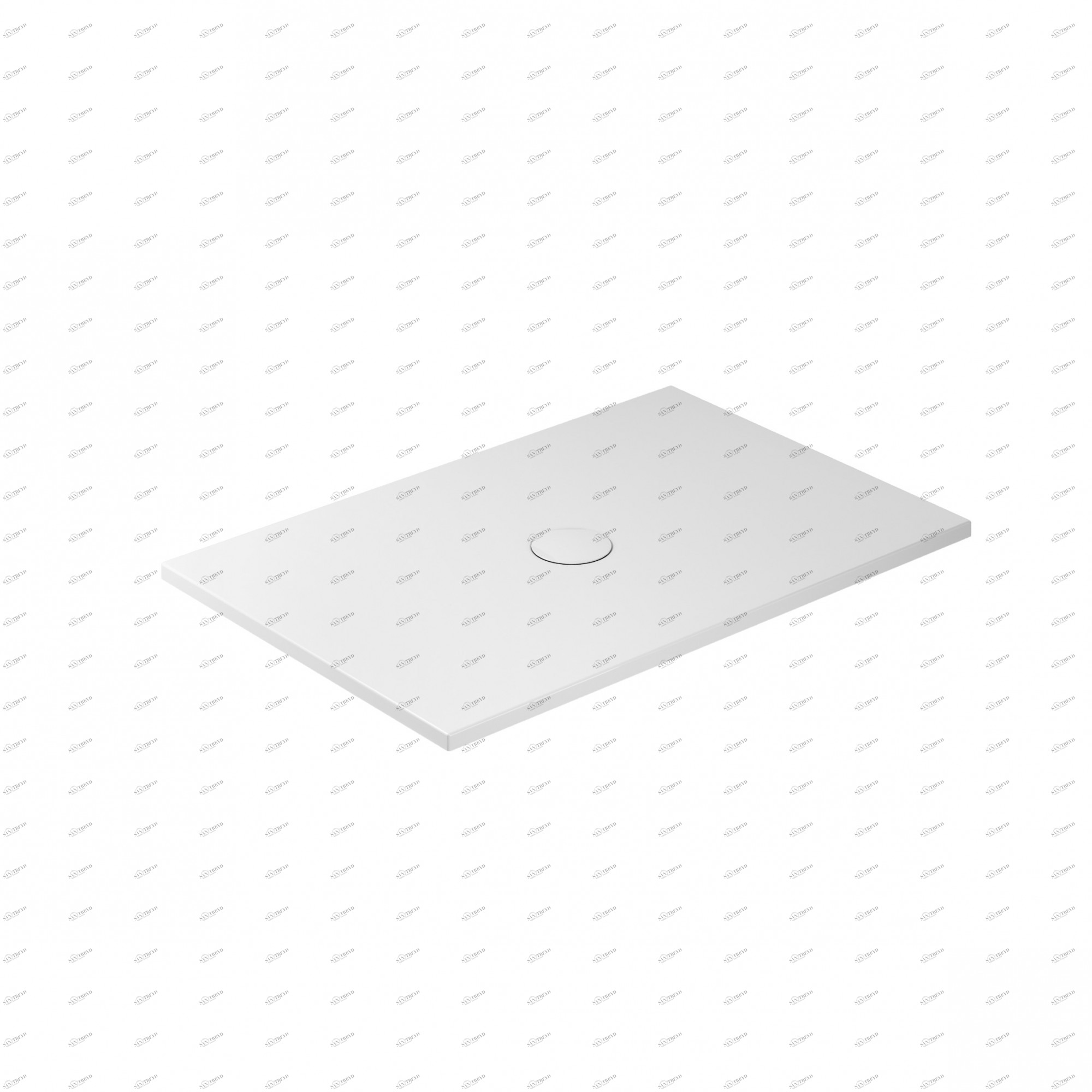 Поддон керамический 120x80 Белый 1051 GALASSIA Shower Trays