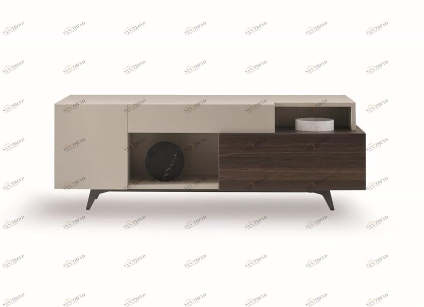 ZANETTE Буфет из лакированного дуба с ящиками sun-id-1475256