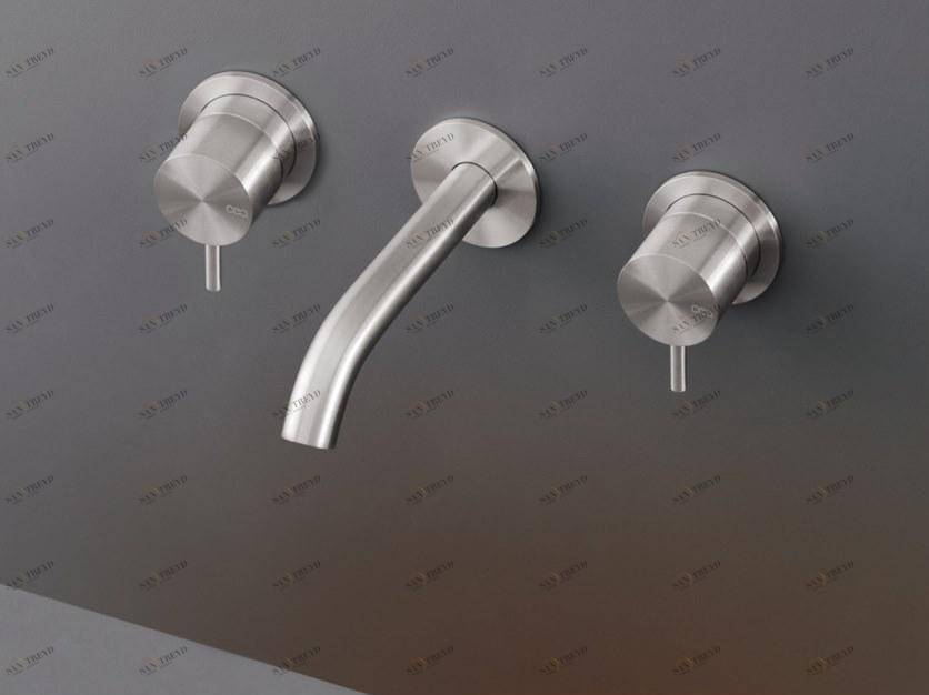 Ceadesign Смеситель настенный двухрычажный с изливом Milo360 Mil 142