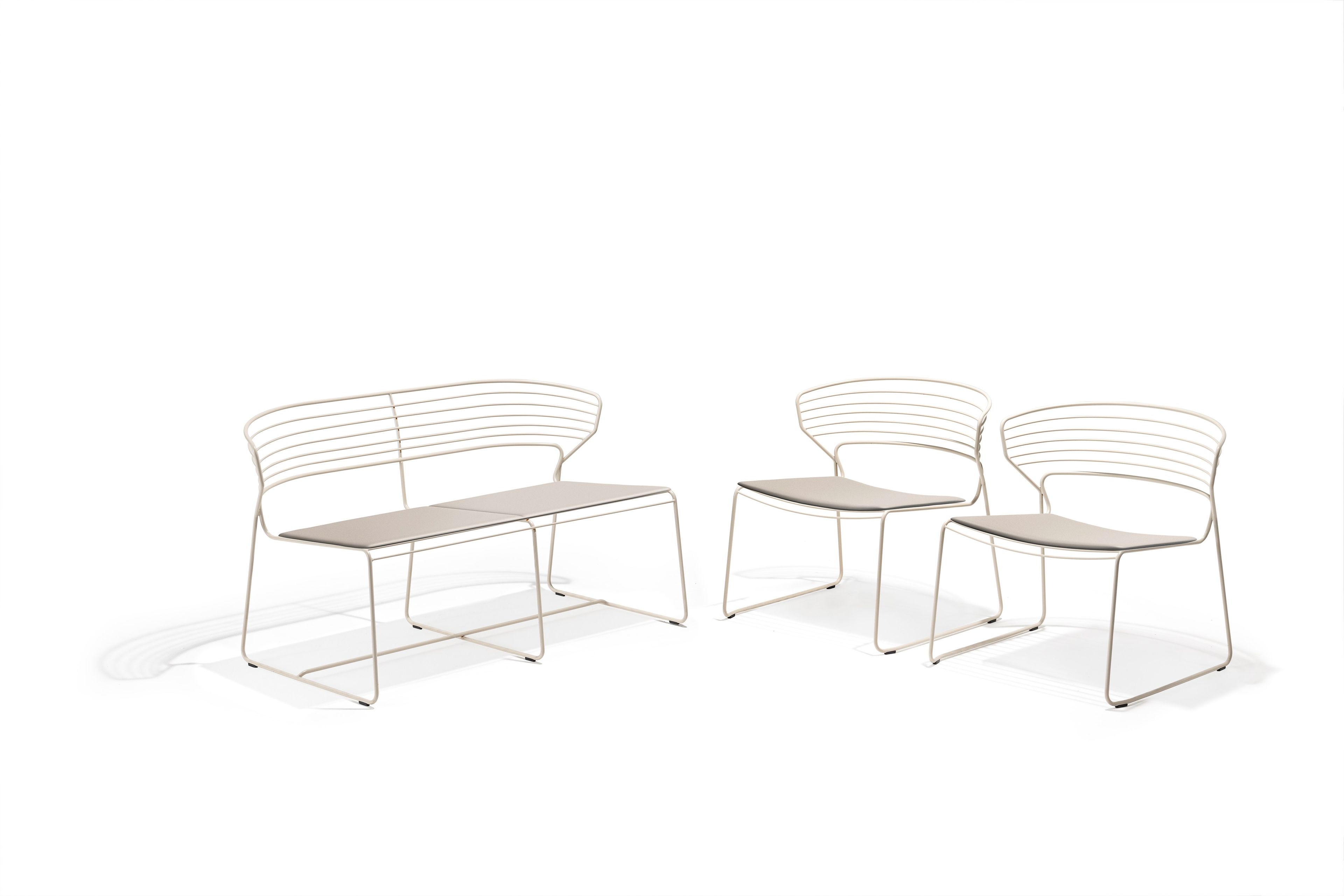 2-местный стальной садовый диван Desalto Koki Wire ARCH-00126204 - Вид №2