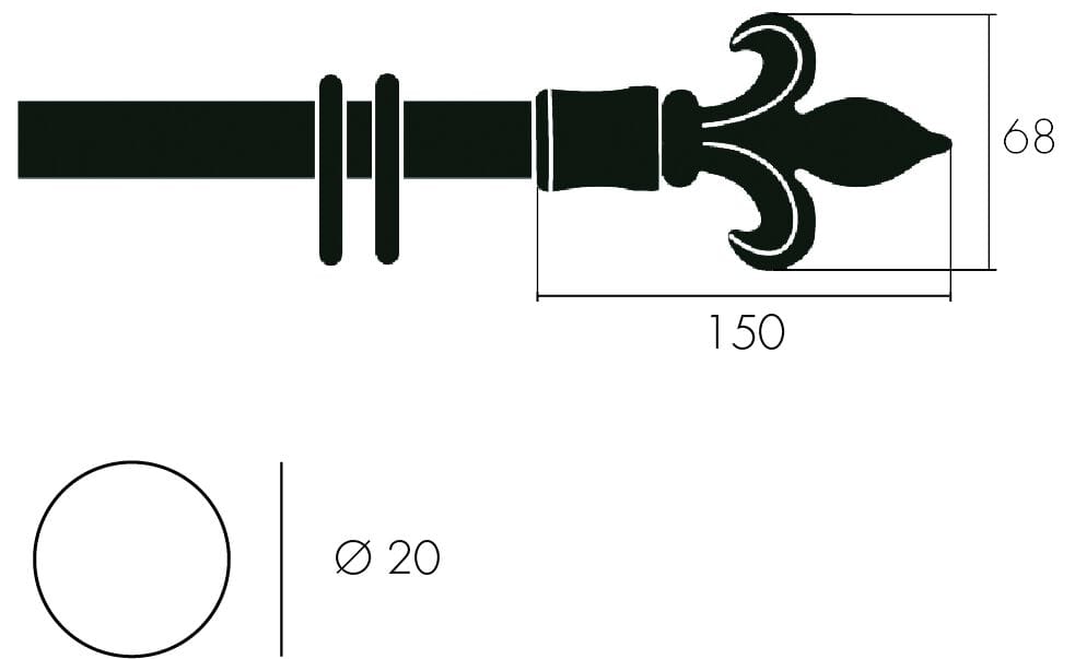 Железный карниз Frandoli Class Iron ARCH-00085942 - Вид №2