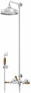 rvb Настенная душевая стойка из латуни с душевой лейкой 1935 wood 1936.11.65-cc