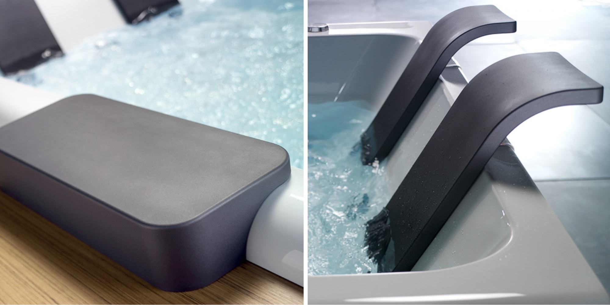 Ванна свободностоящая с гидромассажем Thais Art 230 см Karolitalia THAISARTISOLABLUTWO - Вид №1