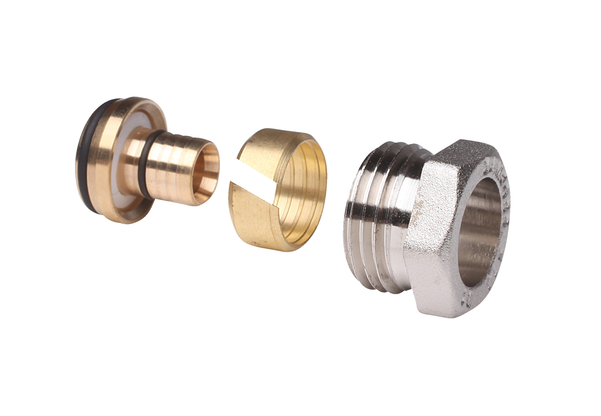 Danfoss Фитинги для металлопластиковых труб (Alupex) Уплотн. фитинги AluPEX 16*2.25 G3/4'' вн 013G4187  - Вид №1