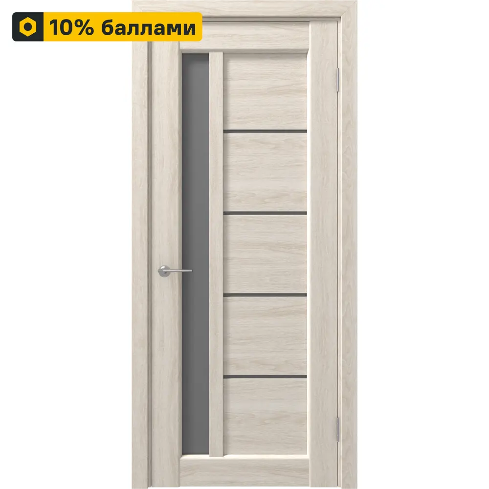 Межкомнатная дверь ARTENS Брио со стеклом 70×200 см дуб филадельфия 83859913 STLM-0045039