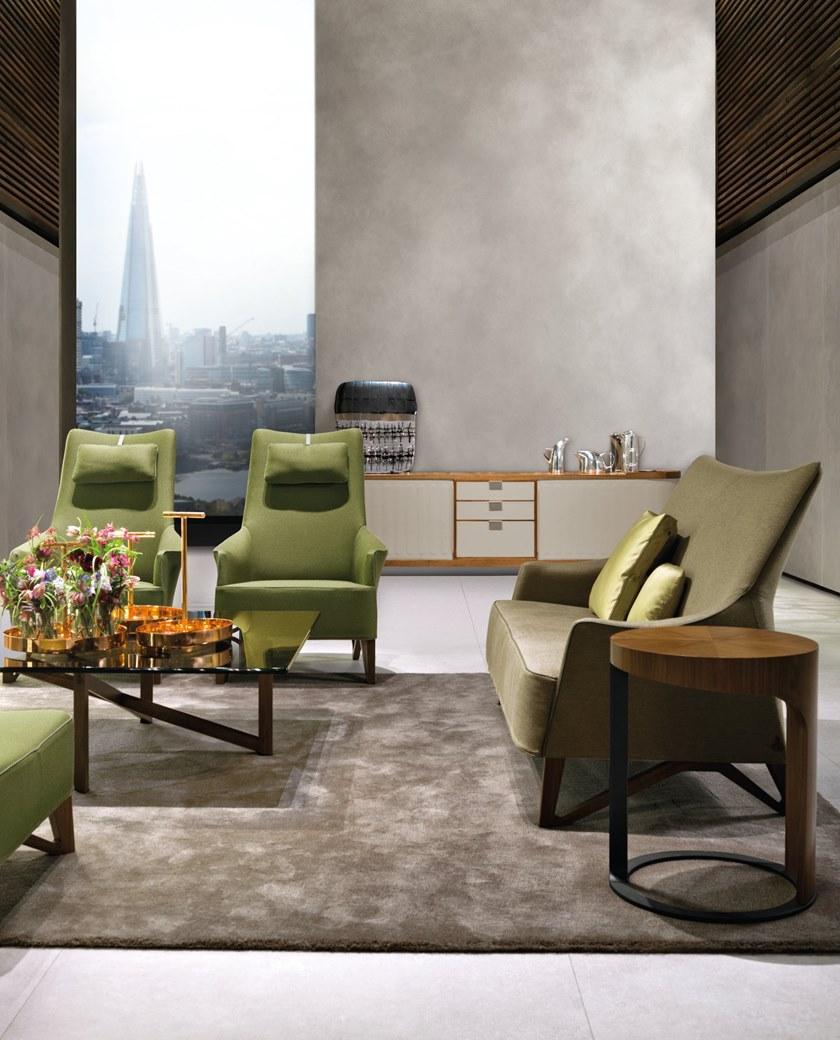 Giorgetti Круглый деревянный журнальный столик sun-id-1402801 - Вид №4