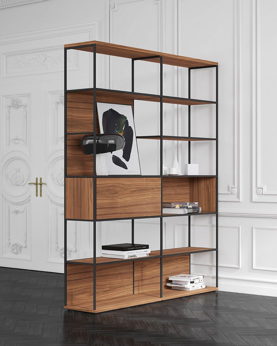 Деревянный отдельно стоящий книжный шкаф Punt Literatura ARCH-00102495 - Вид №1