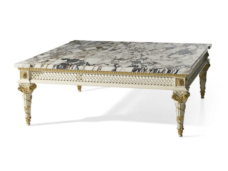 Прямоугольный журнальный столик с мраморной столешницей OAK Галерея ARCH-00075660 - Вид №1