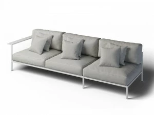 Laubo Левый 3-х местный садовый диван Cosi