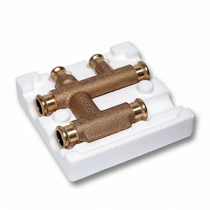 18580151215 SANHA 8580 пресс-распределитель в изоляции, ВПр, бронза 15x12x15 мм