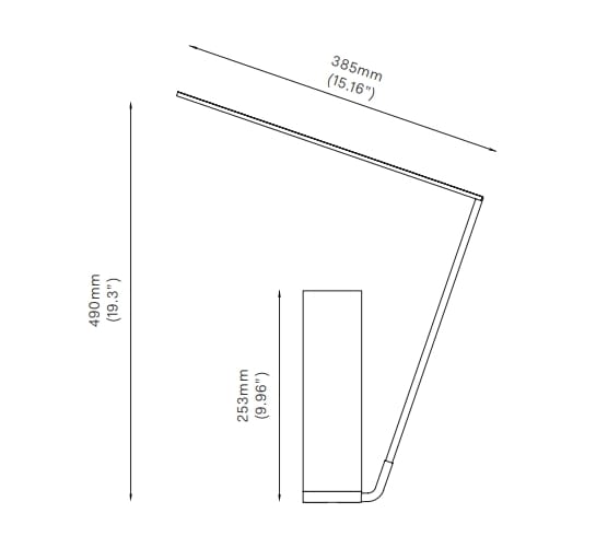 Латунная светодиодная настольная лампа с диммером Michael Anastassiades BLUE SKIES ARCH-00145153 - Вид №4