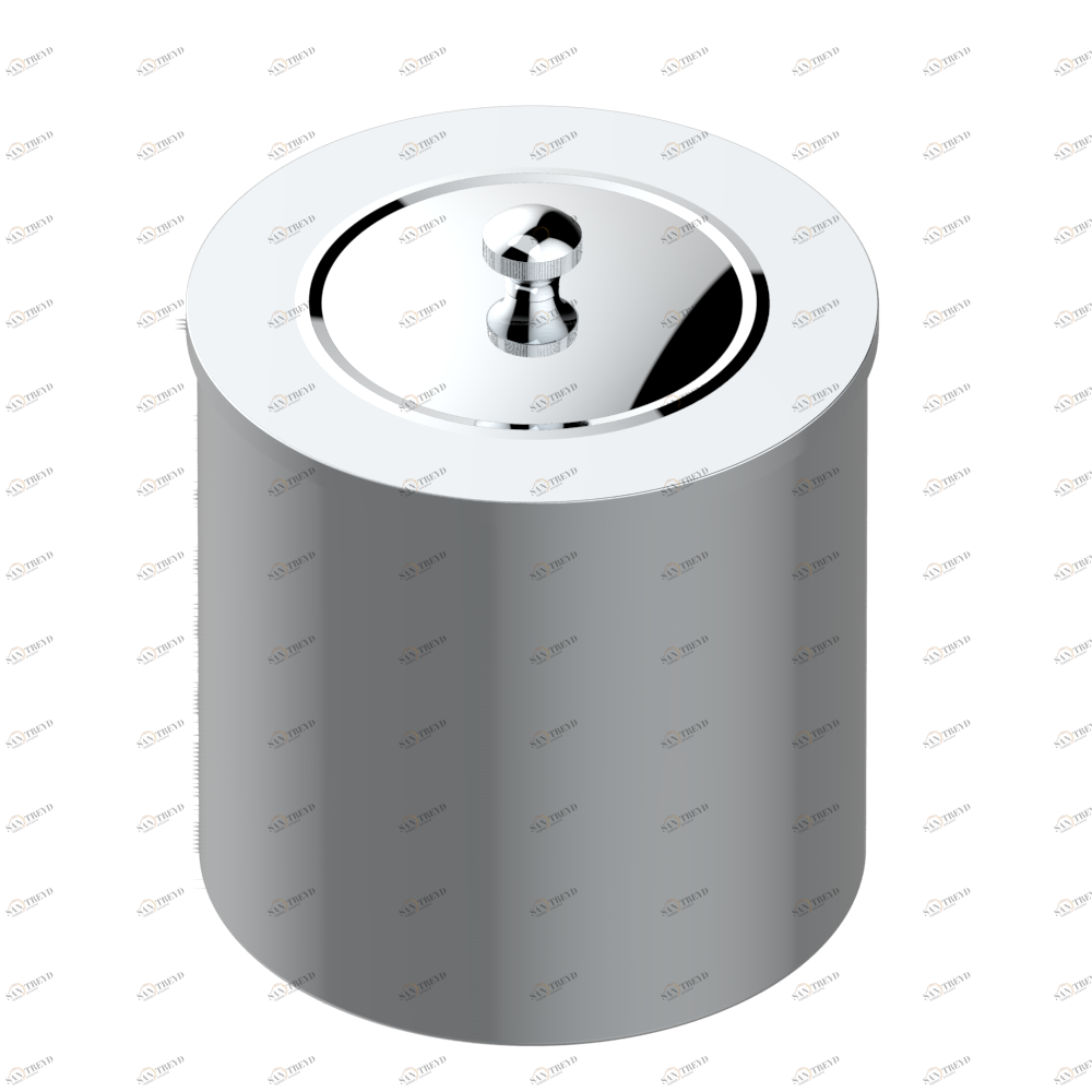 A57-712CL WASTE BASKET WITH COVER Diameter : 200 mm Thg-paris Tradition Хром A57-712CL CAT.A