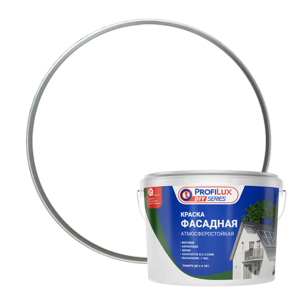 Фасадная краска PROFILUX для наружных работ - матовая белая основа 25 л 82572558 STLM-0030312