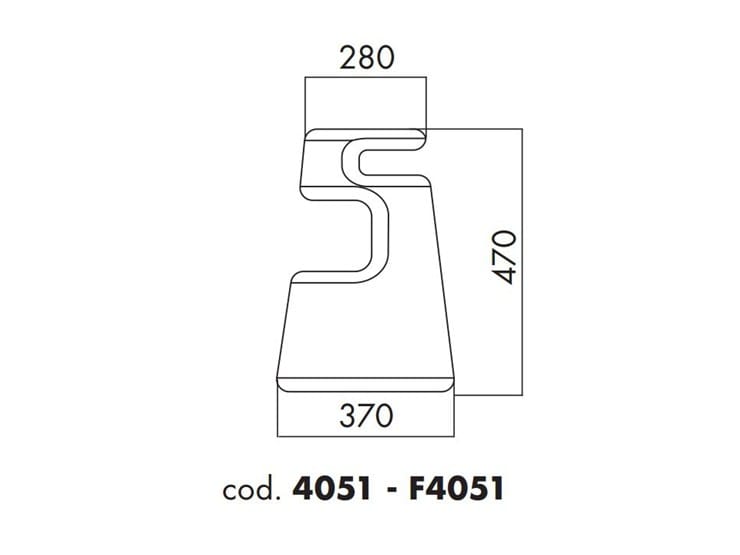 Табурет из полиэтилена ALMA DESIGN 2525 ARCH-00045419 - Вид №11