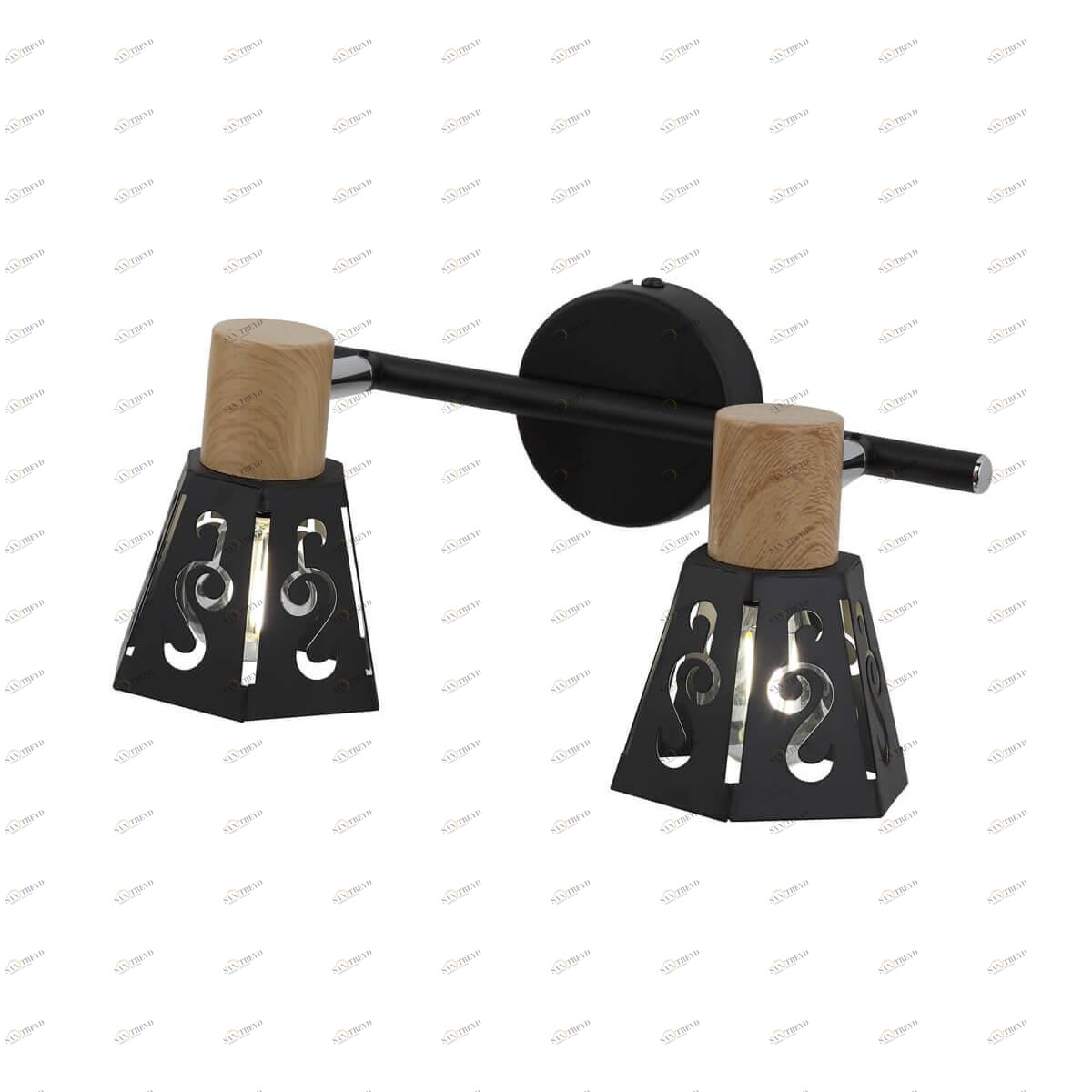 Спот настенный черный Rivoli Notabile 7005-702 RIVOLI NOTABILE 00-3926659 Черный 