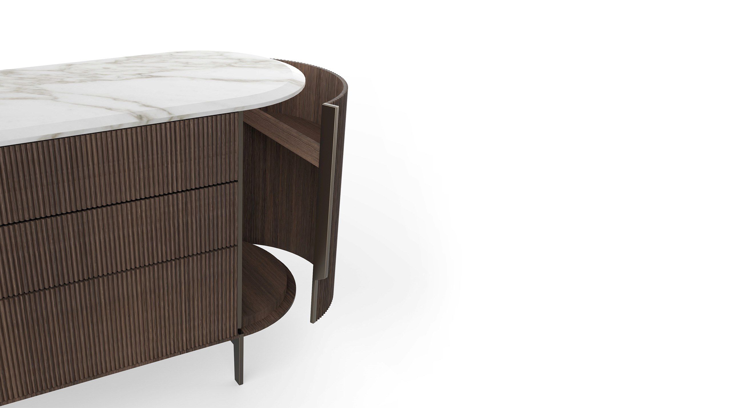 Комод из ясеня Gallotti&Radice Куми ARCH-00102322 - Вид №2