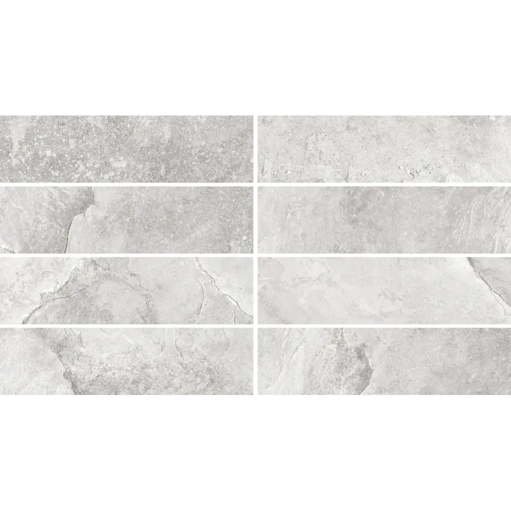 Плитка клинкерная Керамин Касл Рок 1 24.5x6.5 см 0.54 м² цвет серый Не применимо STLM-2015213