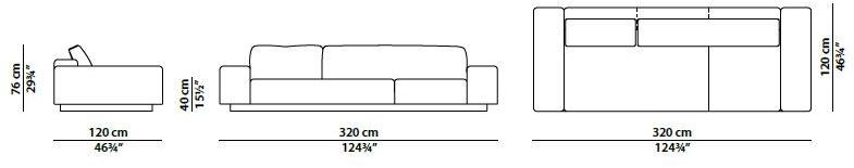 BAXTER Секционный кожаный диван sun-id-1415222 - Вид №7