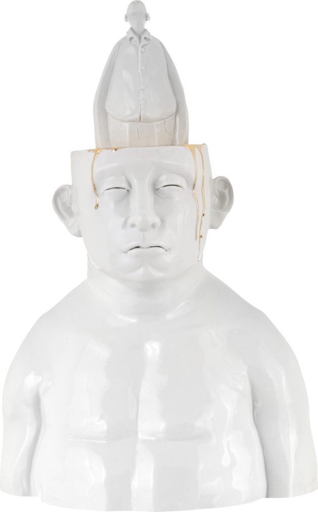 10649414 Meissen Скульптура Meissen "Игра разума" 41см (Олаф Стой) Фарфор, Керамика 