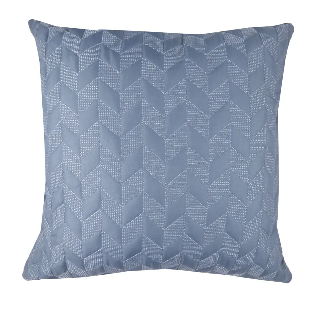 Подушка, 43х43 см, цвет серый/синий LINEN WAY STLM-2125891