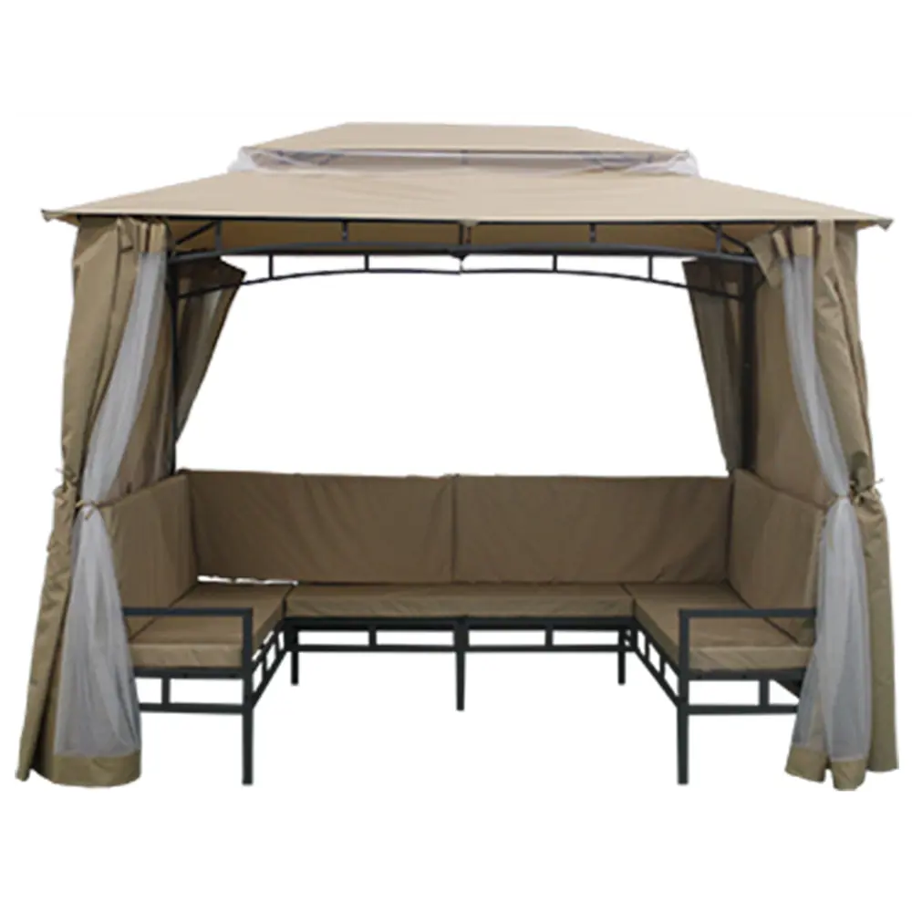 Santreyd Садовый шатер с москитной сеткой и скамьями для отдыха на природе 18018268 STLM-0009265 - Вид №3