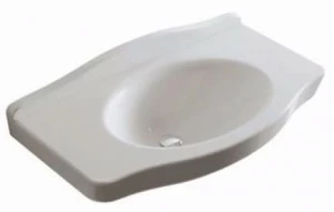 Подвесная раковина настенная прямоугольная Galassia ETHOS белая