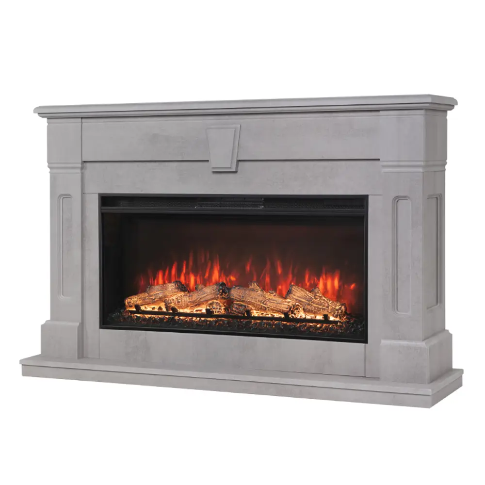 REALFLAME Kellie 36 - обрамление для электрокамина в стиле белого камня 89231561 STLM-1446012 - Вид №2