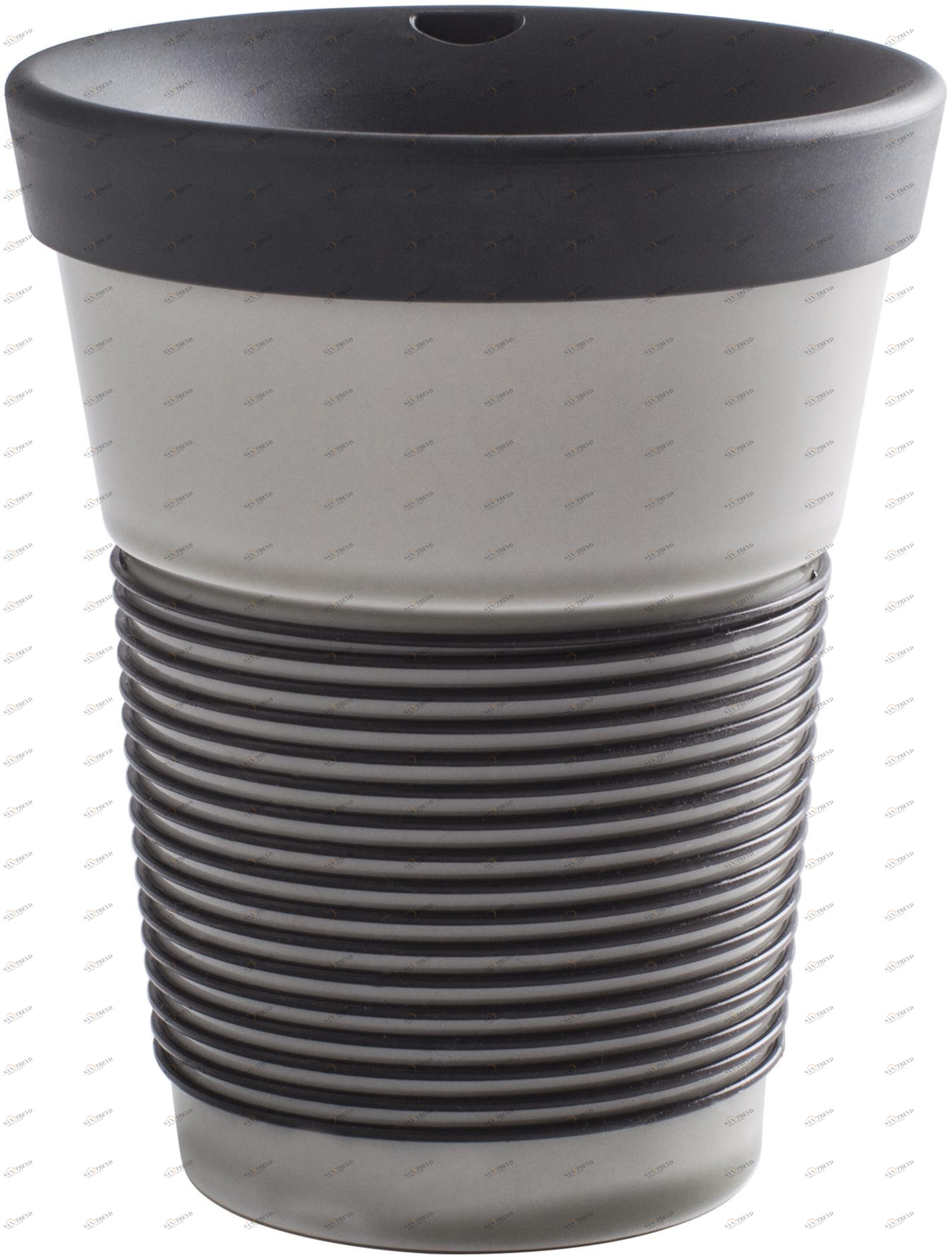 23A219A22759C MG Cupit чашка 0,35 л + питьевая крышка 10x2 см мг мягкие черный + чистый известняк Kahla-porzellan 