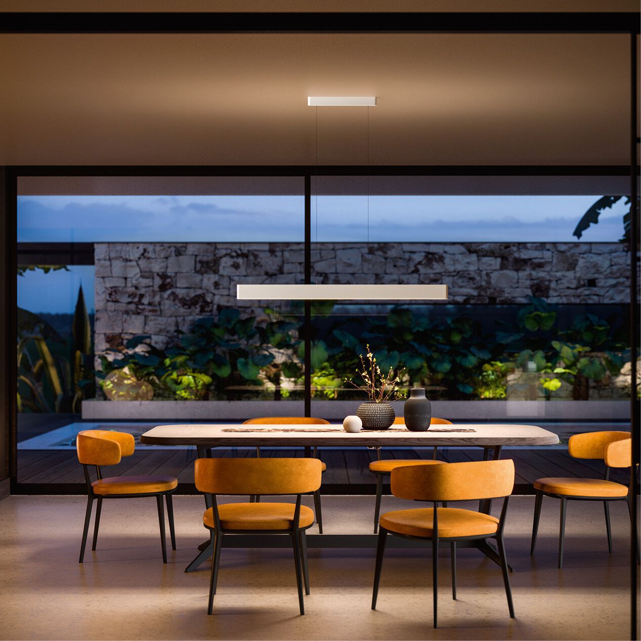 Металлический светодиодный подвесной светильник Linea Light Group Satori ARCH-00138308 - Вид №2