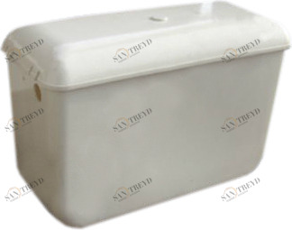 Бачок пластиковый верхн.к стене белый  А-1 (арт.12) Santreyd 10256