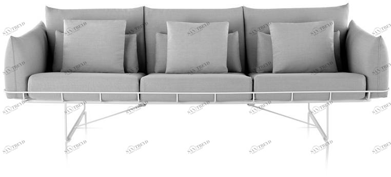 Herman Miller 3-х местный тканевый диван Wireframe sun-id-1365734