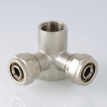 VTm.334.N.160416 Водорозетка обжимная проходная Valtec 16 мм х 1/2"  - Вид №1