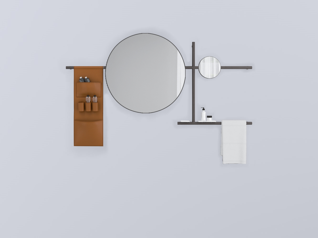 SWSTTE-RG+SWSPT-CM+SWSPI-CM+SWM10-BI+SWM20-BI+SWSCT-NA . круглый стали cielo Siwa Ceramica Cielo