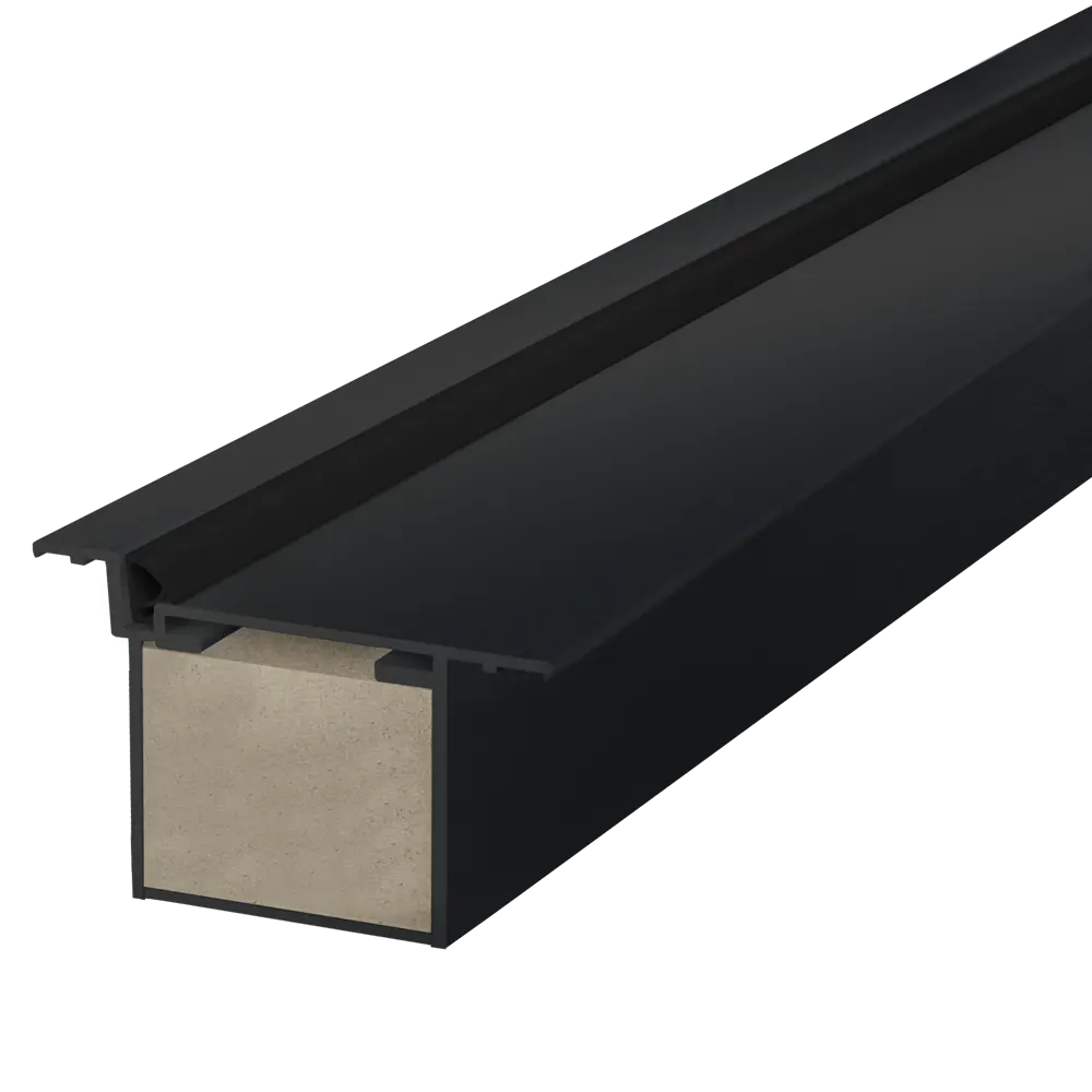 Дверная коробка с петлями в комплекте Invisible L 2400x59x45 черный (2.5 шт.) 89391365 STLM-2206675 VELLDORIS 