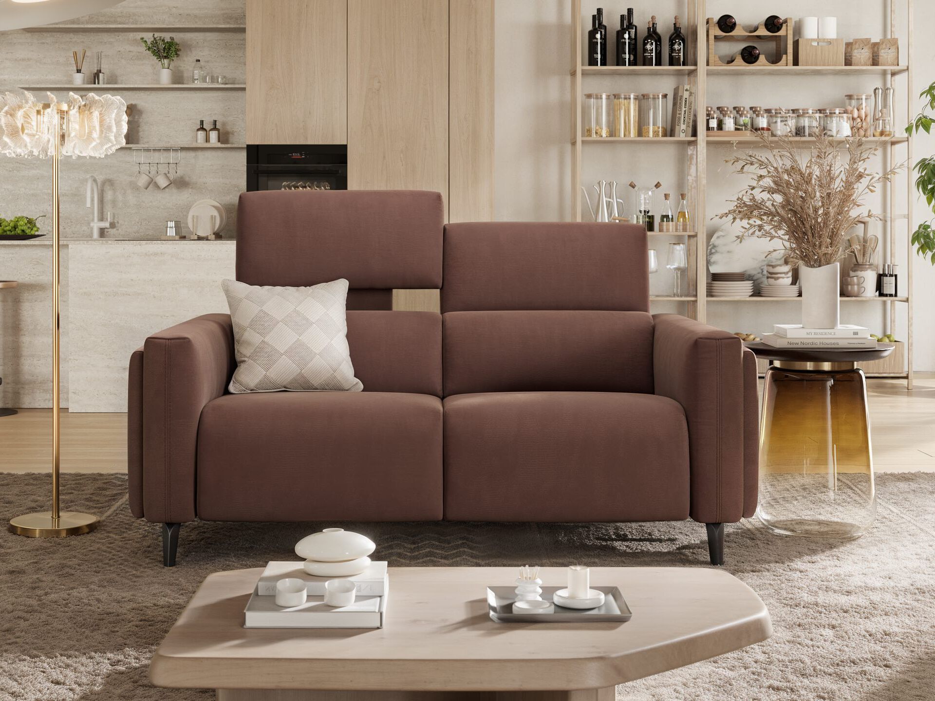 2-местный тканевый диван Sofanella Avella ARCH-00146131 - Вид №4