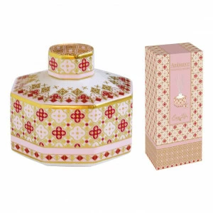 Диффузор фарфоровый с палочками розовый "Сияние Тадж Махал" EASY LIFE СИЯНИЕ 00-3946432 Розовый