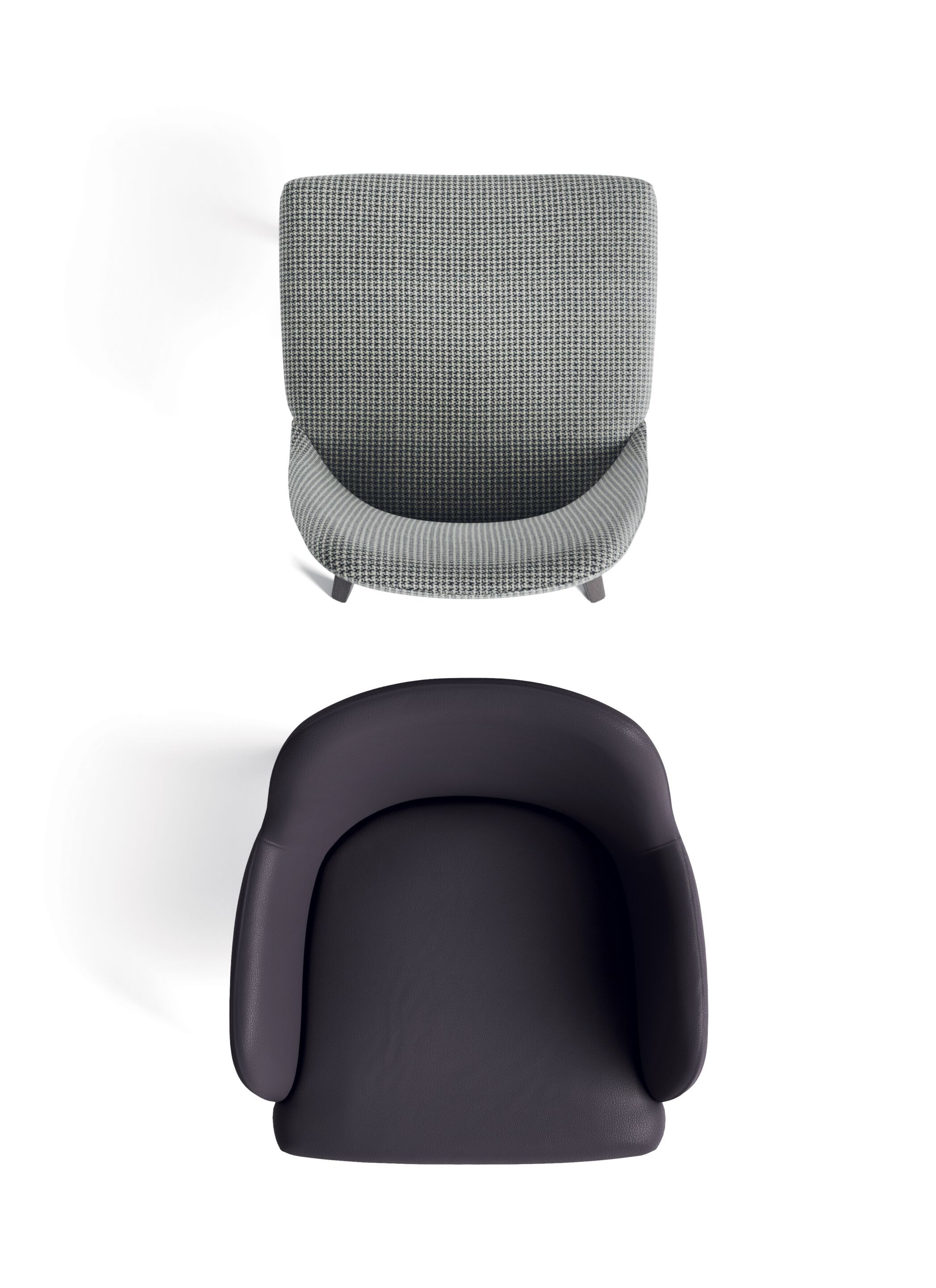 Кожаный мягкий стул с подлокотниками Kico Living Complements ARCH-00117292 - Вид №2