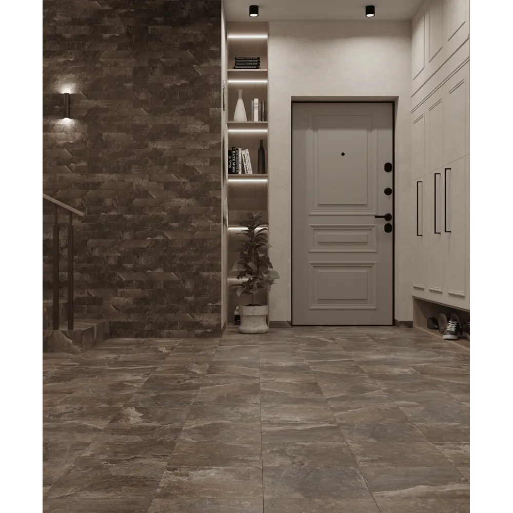 Плитка клинкерная Керамин Касл Рок 4 24.5x6.5 см коричневый 0.54 м² Нет STLM-2196347 - Вид №2