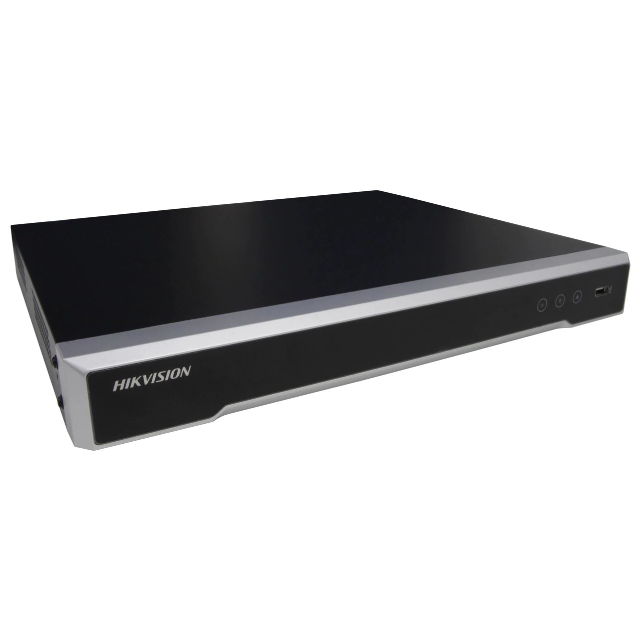 DS-7616NI-K2/16P 16-ти канальный ip-видеорегистратор с poe, видеовход 16 каналов, аудиовход 1 rca, видеовыход 1 vga 1080р, 1 hdmi 4к, аудиовыход 1 rca, вх поток 160мб/с, исх поток 160мб/с, разр записи до 8мп, синхр.воспр. 2 канала@8мп, 2 hdd 6тб, трев 4/1 Santreyd  - Вид №3
